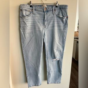 Madewell Jeans, classic straight leg, size 34